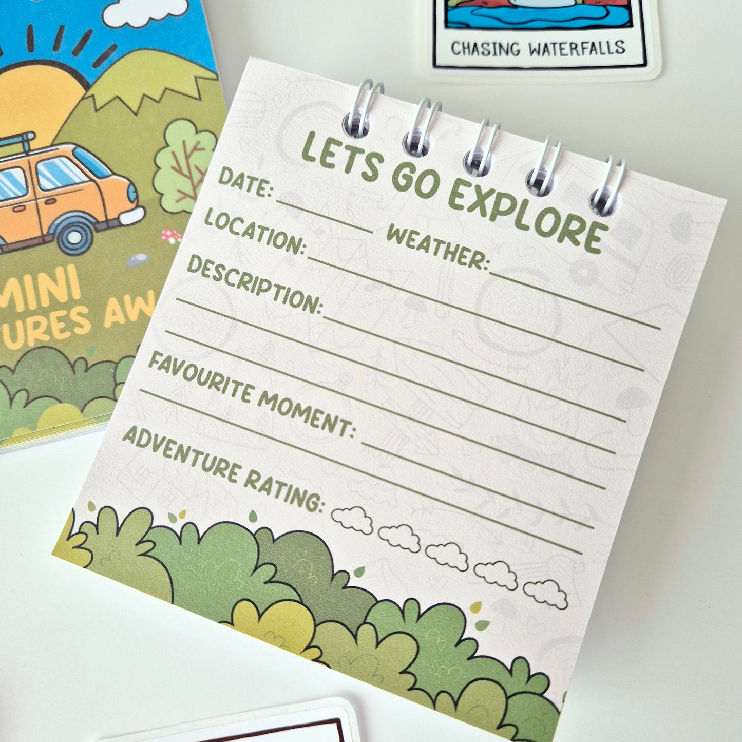 Mini Adventures Await Notebook
