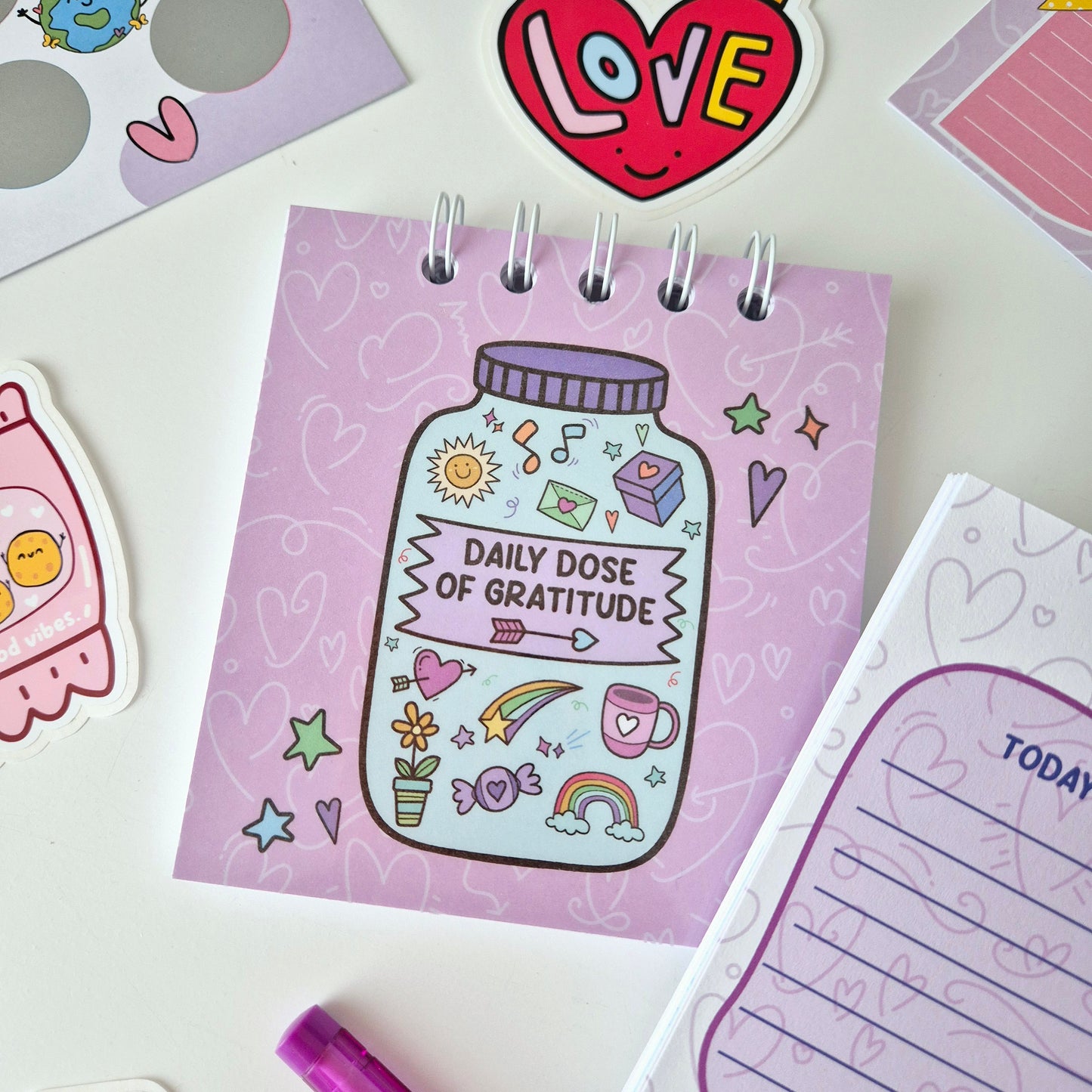 Collect The Good Vibes Mini Notebook