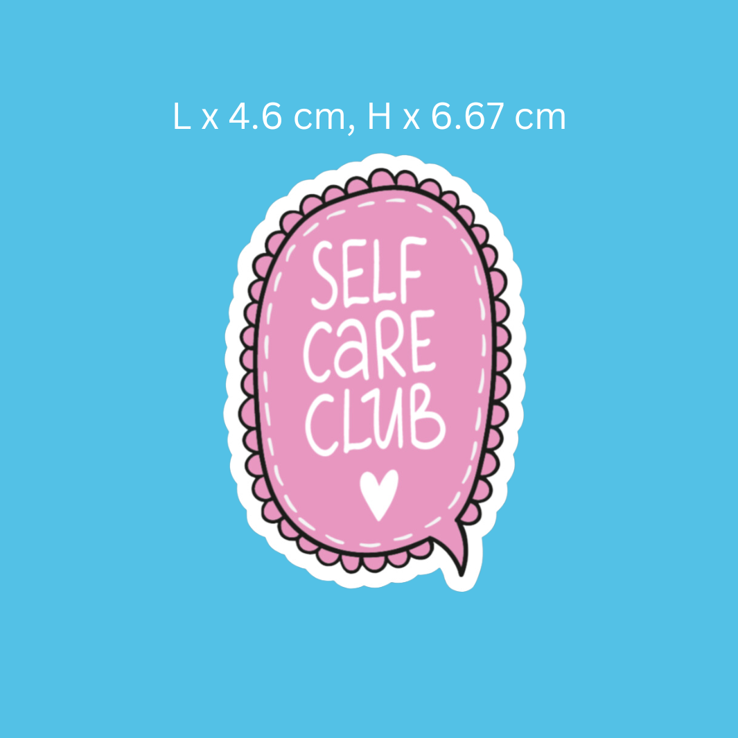 Self Care Club Sticker