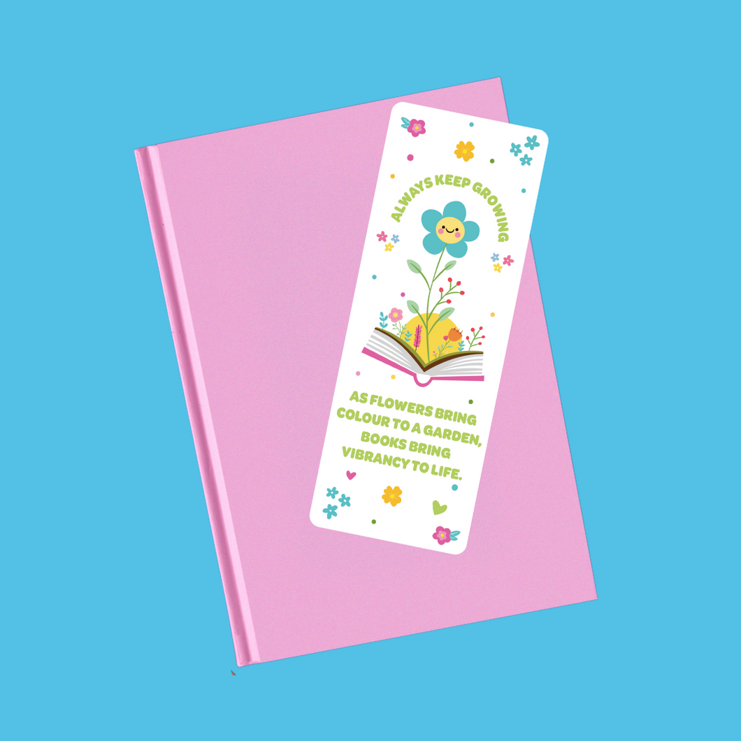 As Flower Bring Colour Green Bookmarker