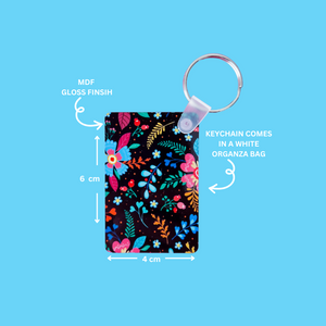 Floral Fusion Bold Keychain