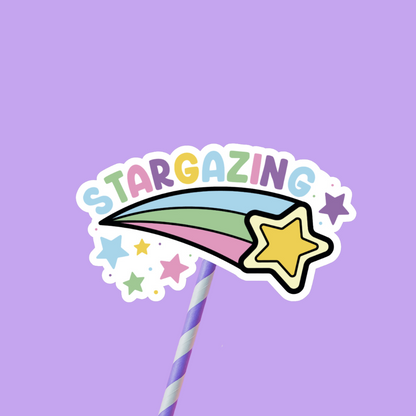 Stargazing Sticker