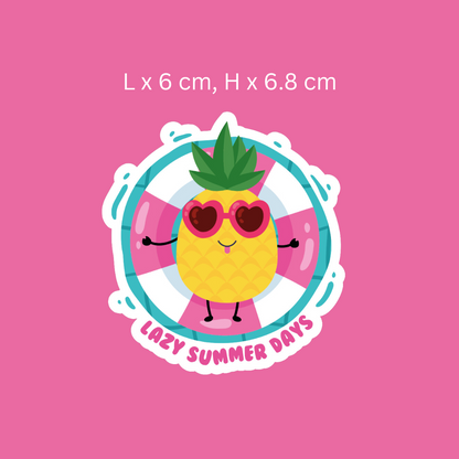 Lazy Summer Days Sticker