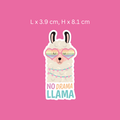 No Drama Llama Sticker