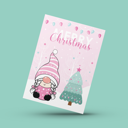 Merry Christmas Little Gonk/Gnome Card