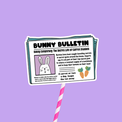 Bunny Bulletin Newspaper