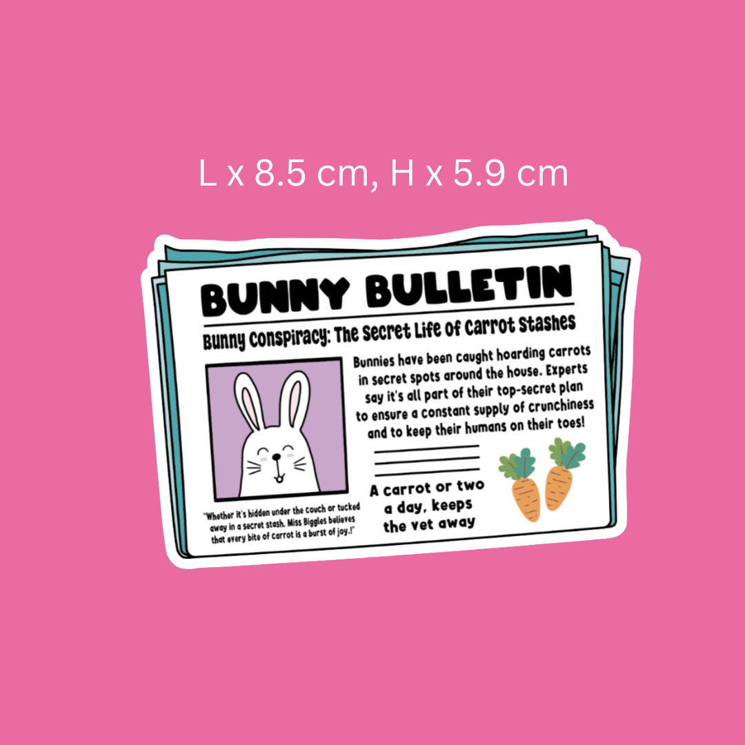 Bunny Bulletin Newspaper