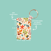 Load image into Gallery viewer, Floral Comfort Keychain
