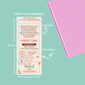 I'm Booked This Weekend Bookmarker