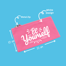 Load image into Gallery viewer, Be Yourself Canvas Pouch
