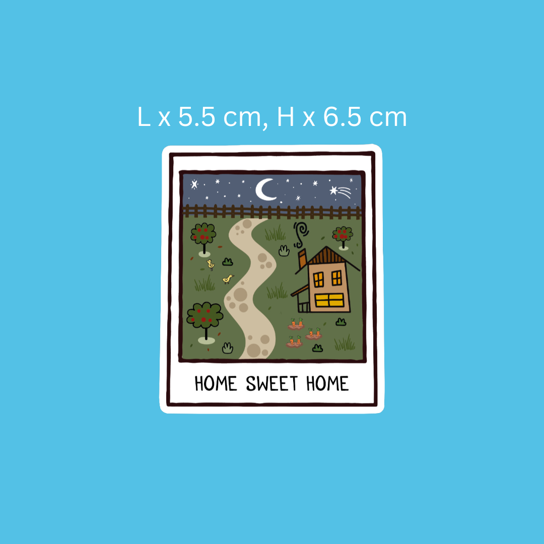 Home Sweet Home Doodle Sticker