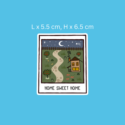 Home Sweet Home Doodle Sticker