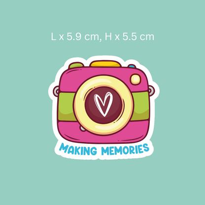 Making Memories Retro Camera Sticker