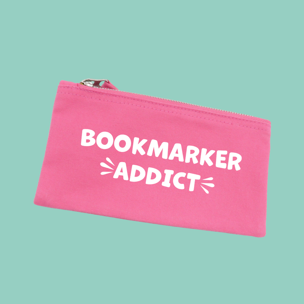 Bookmarker Addict Zip Pouch