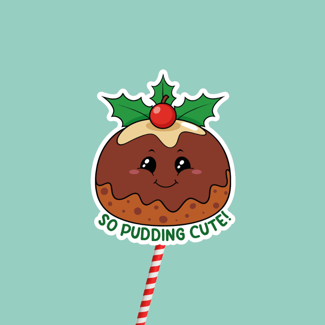So Pudding Cute Sticker