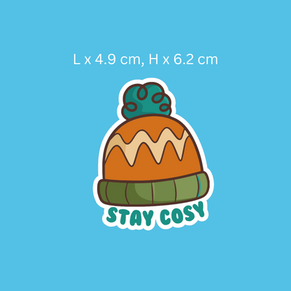Stay Toasty Cosy Sticker