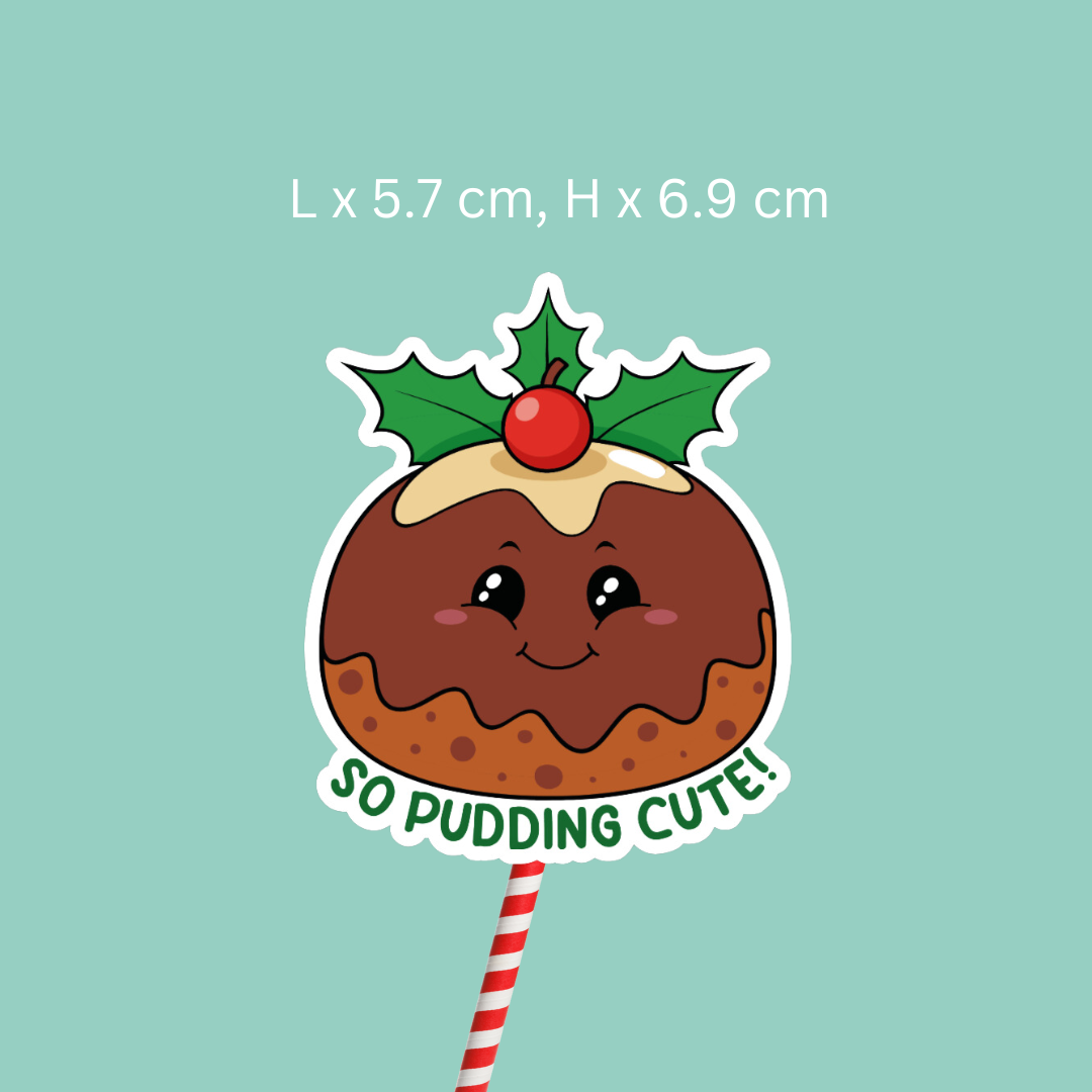 So Pudding Cute Sticker