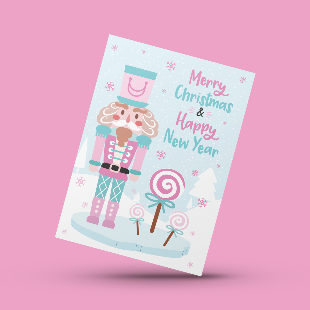 Merry Christmas Nutcracker Card