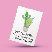 Load image into Gallery viewer, Happy Birthday, Prick Card
