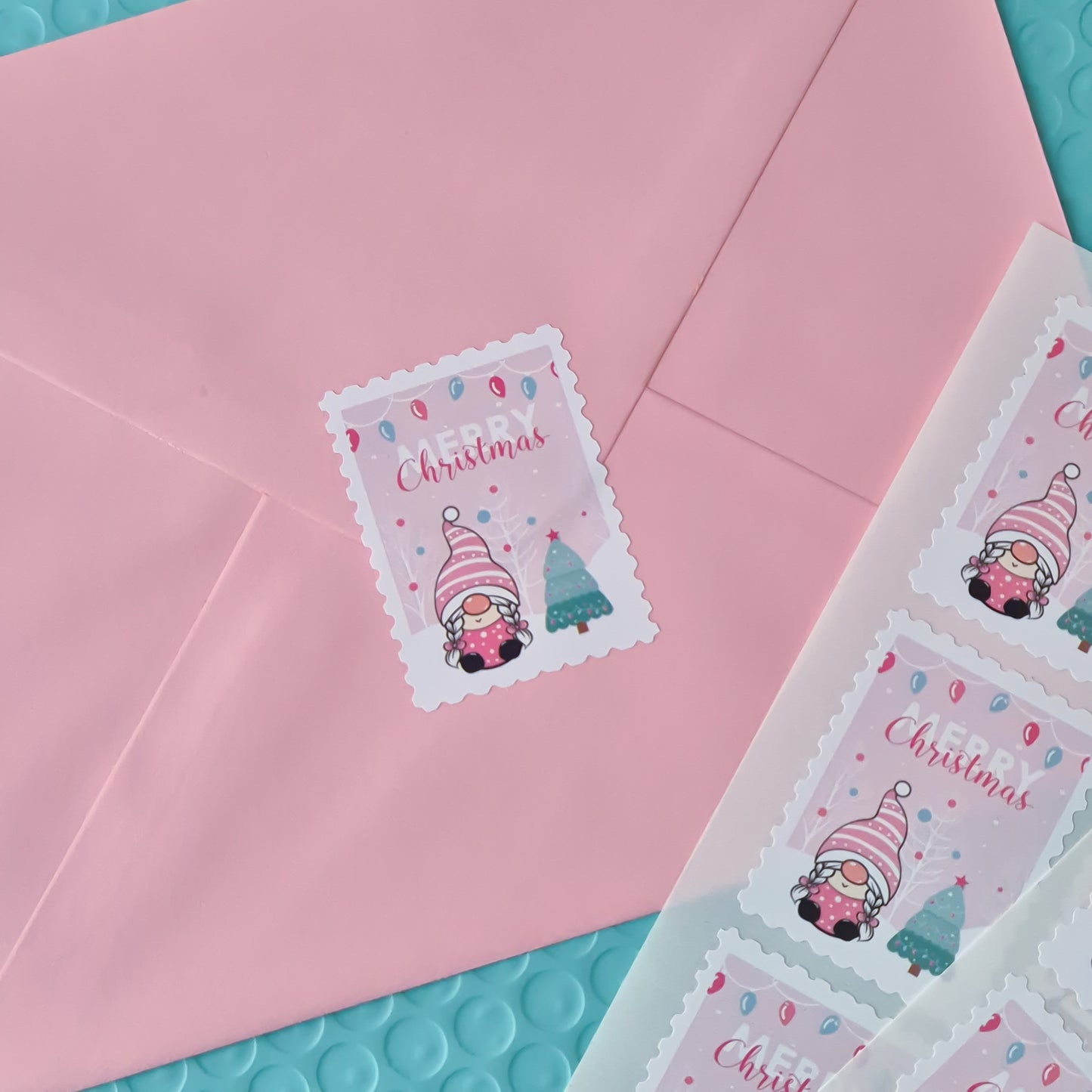 Christmas Gonks Stamp Sticker Sheets