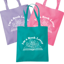 Load image into Gallery viewer, I&#39;m A Book Lover Shoulder Tote Bag
