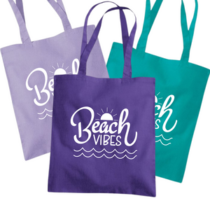 Beach Vibes Shoulder Tote Bag