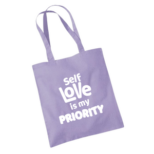Self Love is My Priority Shoulder Tote Bag