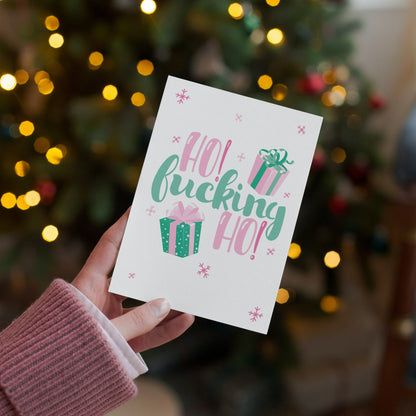 Ho, Fucking, Ho Cheeky Christmas Card