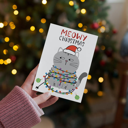 Meowy Christmas Card