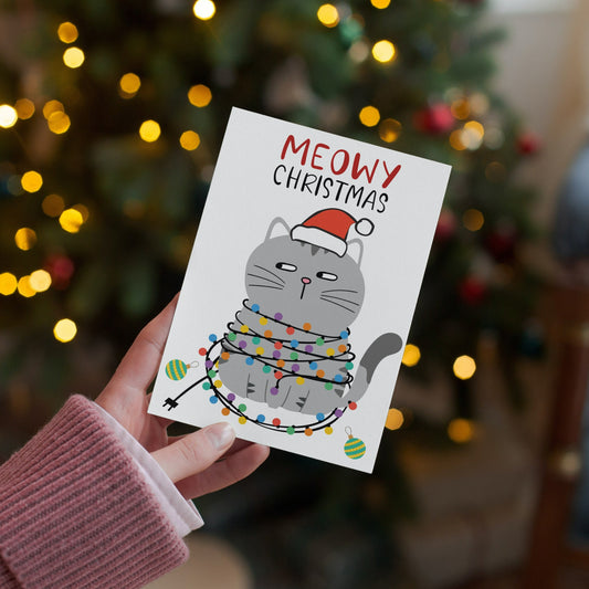 Meowy Christmas Card