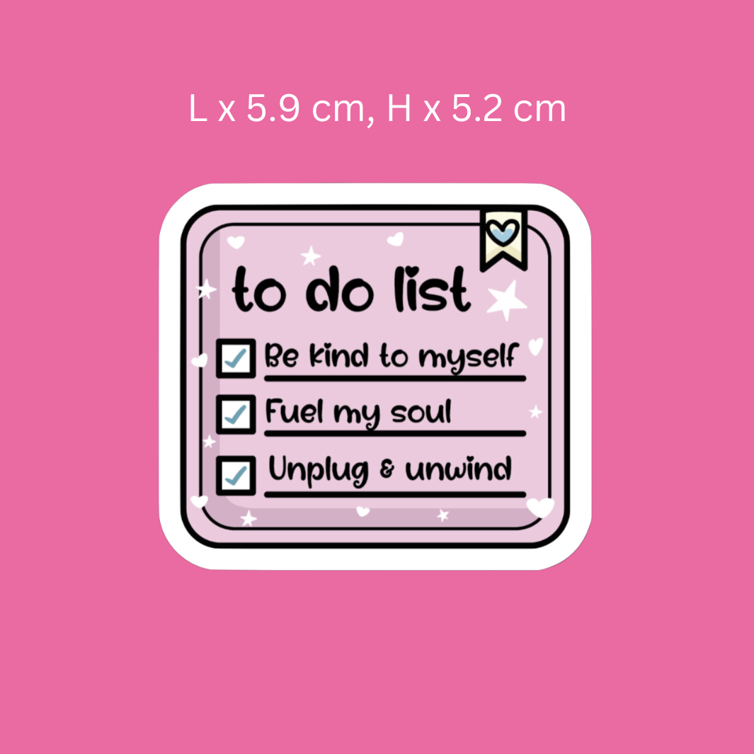 To Do List Sticker