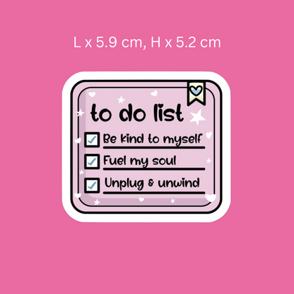 To Do List Sticker