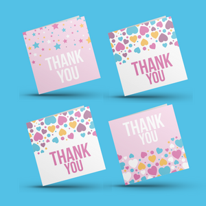 Pack of 4 Thank You Cards