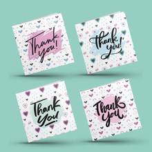 Load image into Gallery viewer, Pack of 4 Thank You Colourful Cards Pack
