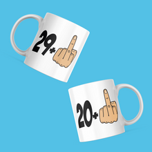 Load image into Gallery viewer, Milestone Middle Finger (Personalise) Mug
