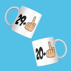 Milestone Middle Finger (Personalise) Mug