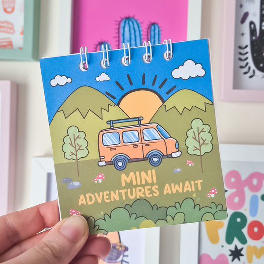 Mini Adventures Await Notebook