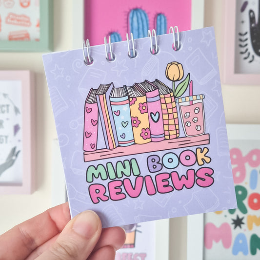 Mini Book Review Notebook