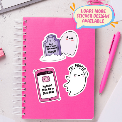 Overthinking Brain Sticker