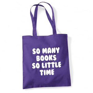 So Many Books So Little Time Shoulder Tote Bag