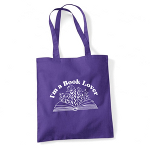 I'm A Book Lover Shoulder Tote Bag