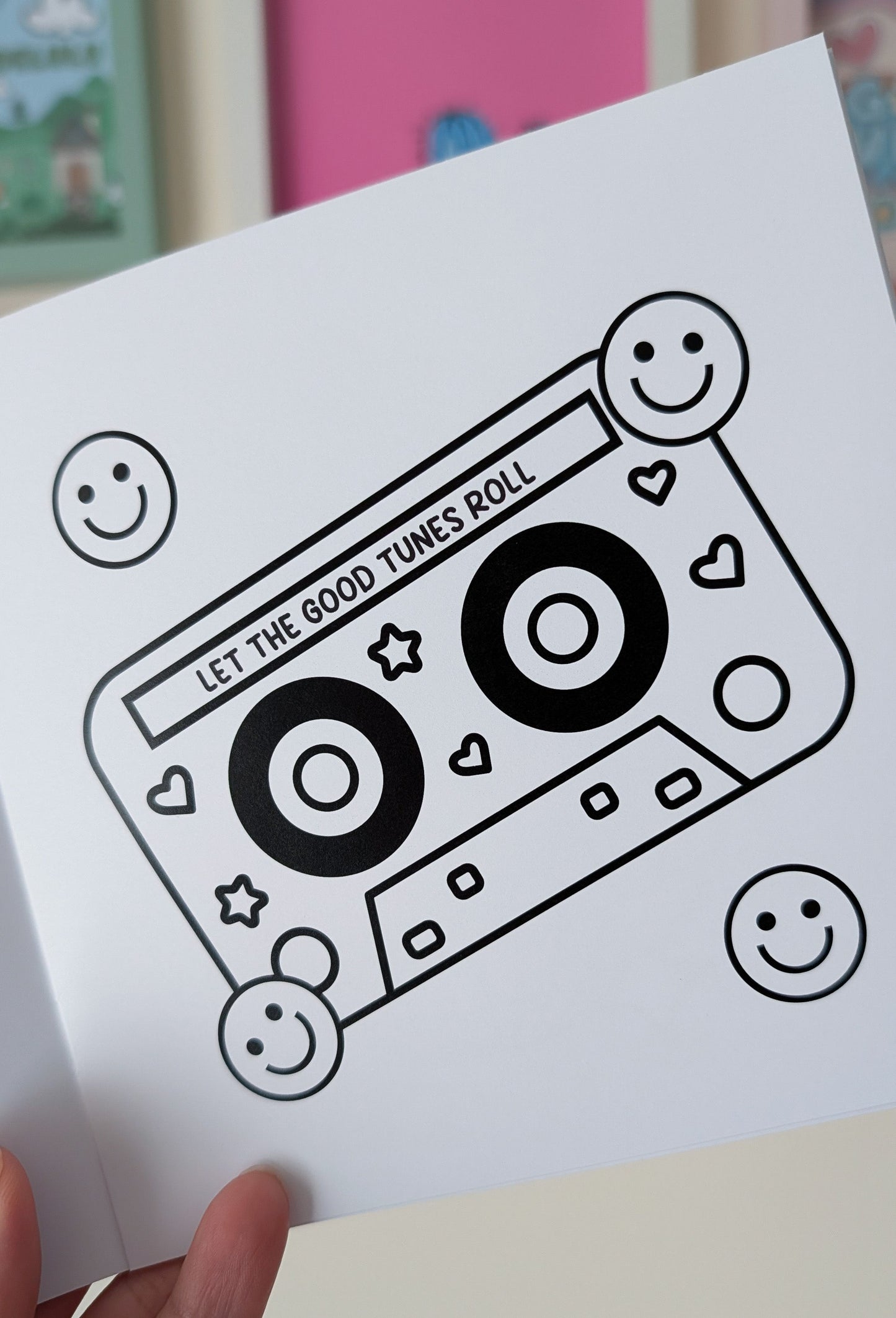 PRE-ORDER Good Vibes Colouring Book + 2 Stickers