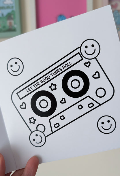 PRE-ORDER Good Vibes Colouring Book + 2 Stickers