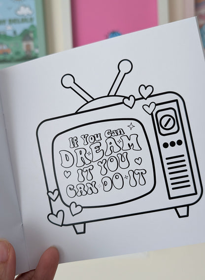 PRE-ORDER Good Vibes Colouring Book + 2 Stickers