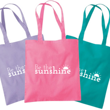 Load image into Gallery viewer, Be The Sunshine Shoulder Tote Bag
