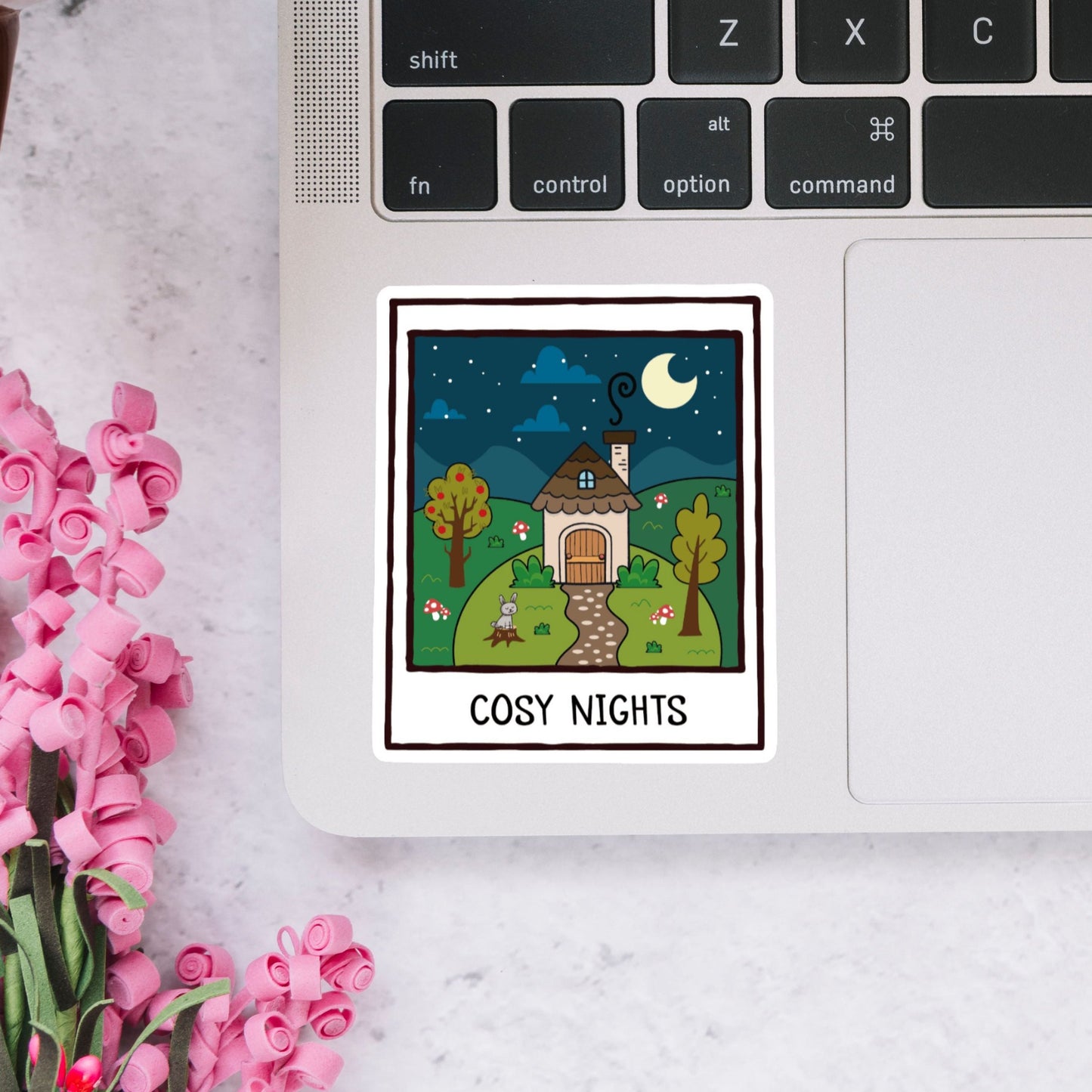 Cosy Nights Doodle Sticker