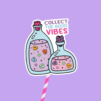 Collect The Good Vibes Sticker