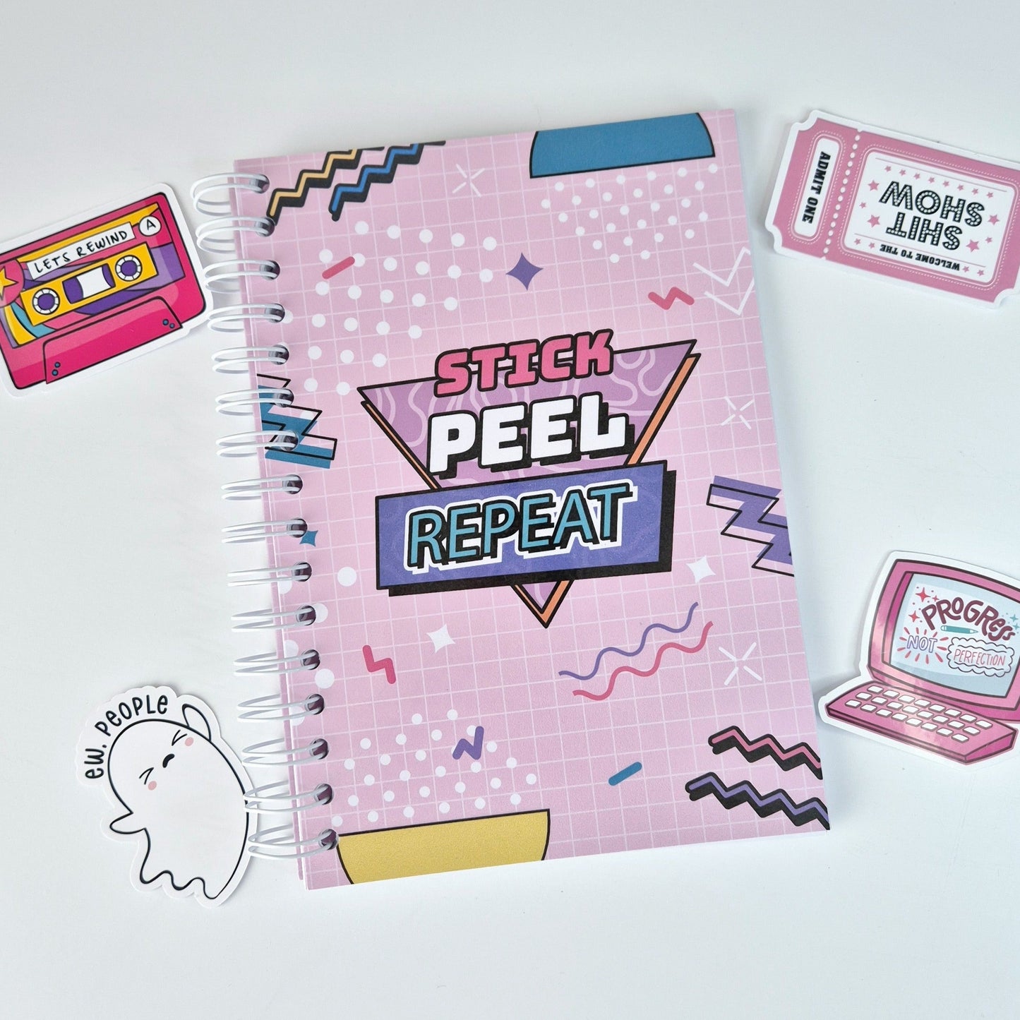 Stick, Peel, Repeat Reusable Sticker Book