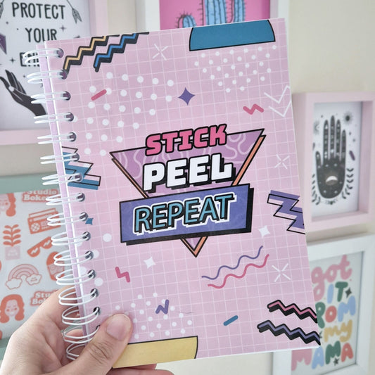 Stick, Peel, Repeat Reusable Sticker Book