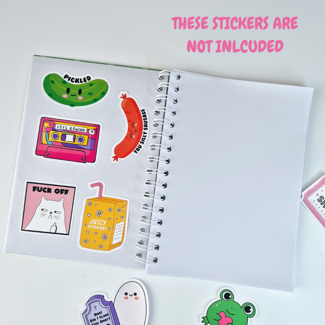 Stuck In A Good Place Reusable Sticker Book